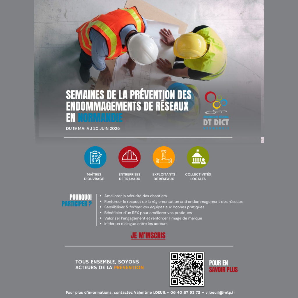 Semaines de la Prévention Normandie 2025 : un mois pour renforcer la sécurité sur les chantiers